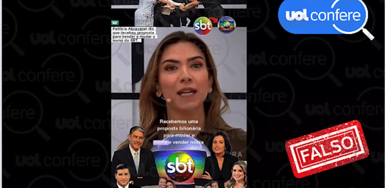 Vídeo de Patricia Abravanel sobre proposta de venda do SBT foi feito por IA