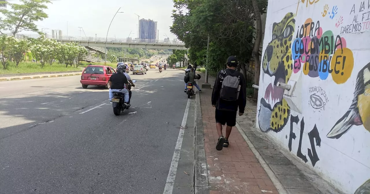 Murió hombre que cayó de un muro de cinco metros en la autopista Floridablanca a Bucaramanga