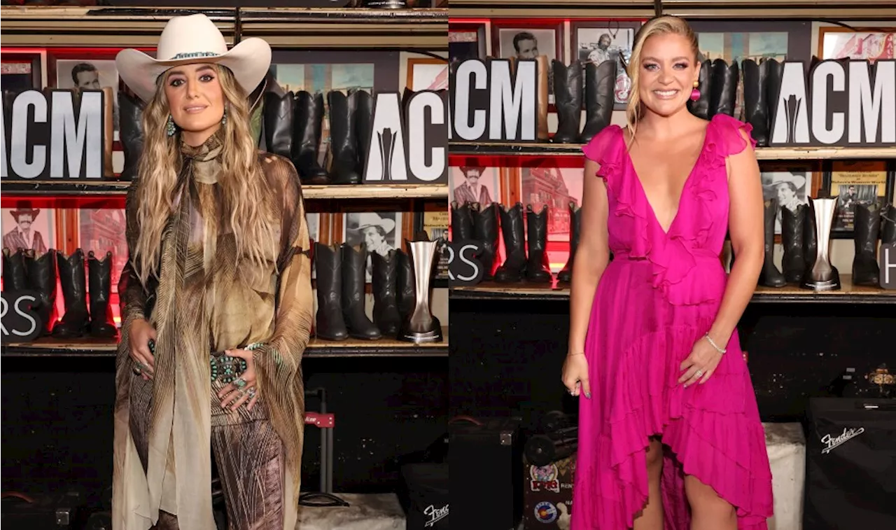 Lainey Wilson Puts Cowgirl-core Spin on Roberto Cavalli, Lauren Alaina Pops in Pink and More 2024 ACM Honors Red Carpet Looks