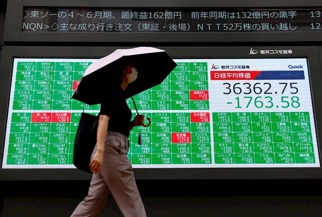 Asian shares turn cautious with Powell in focus, yen up as BOJ chief speaks