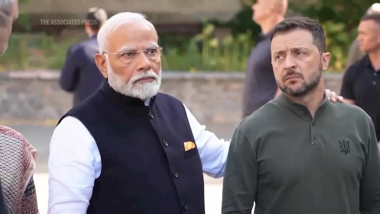 India's Modi meets with Ukraine's Zelenskyy and Indian community on visit to Kyiv