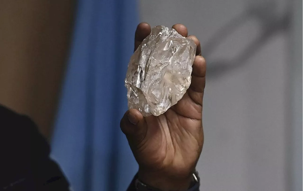 The biggest diamond in over a century is found in Botswana - a whopping 2,492 carats