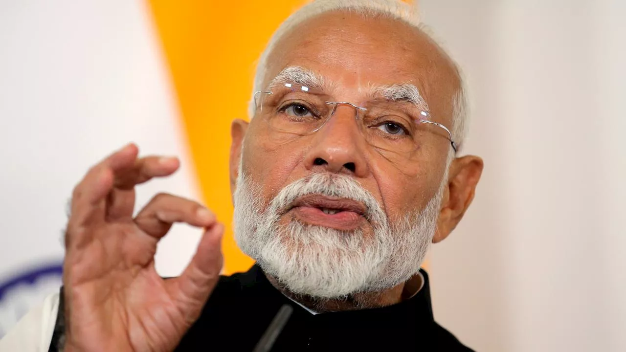 Indiens Premier Modi besucht die Ukraine