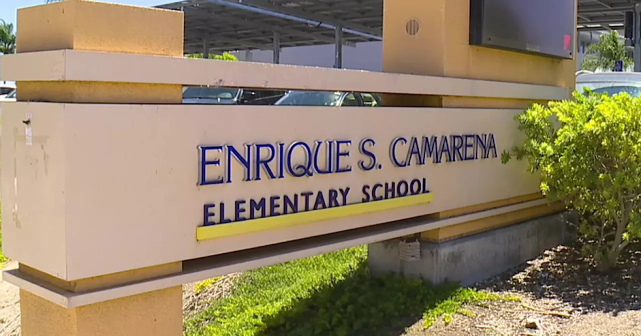 Teen in custody in connection with graffiti at Camarena Elementary School