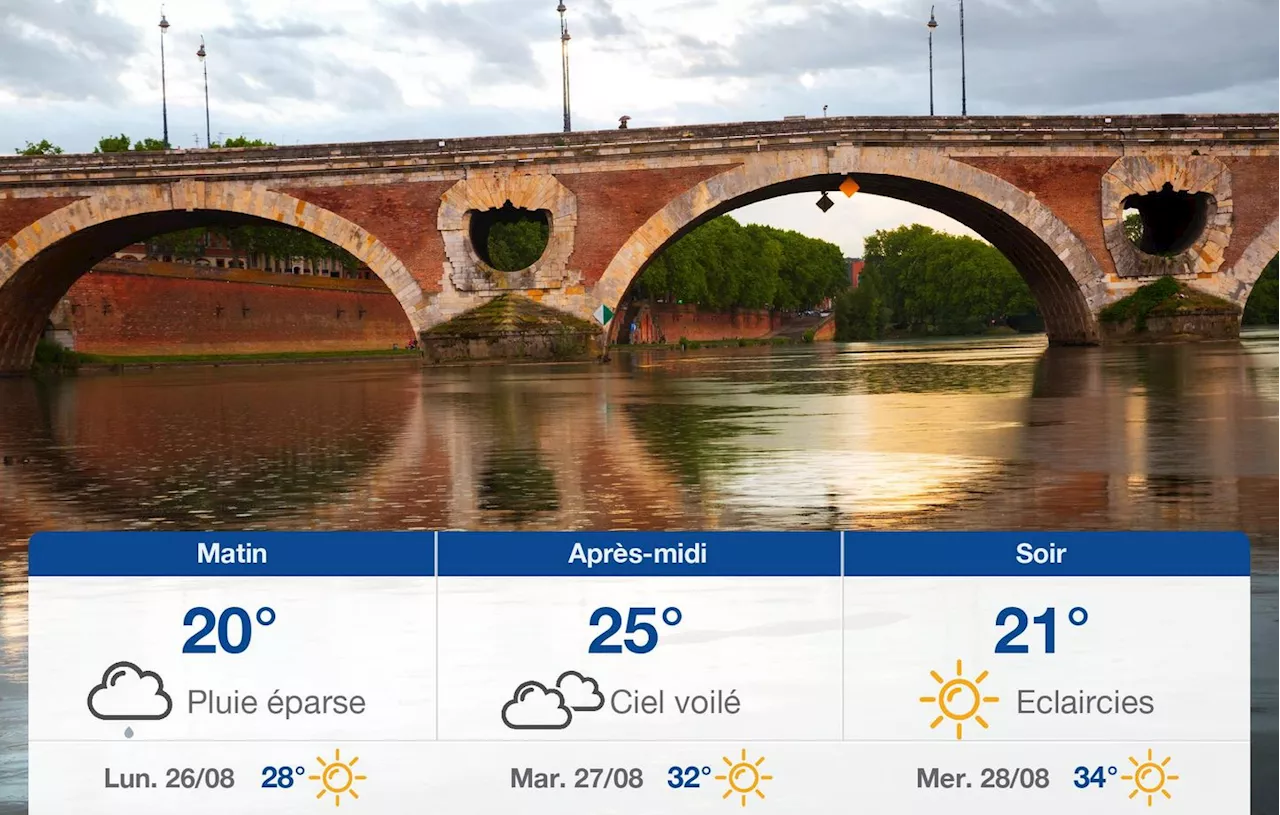 Météo Toulouse: prévisions du dimanche 25 août 2024