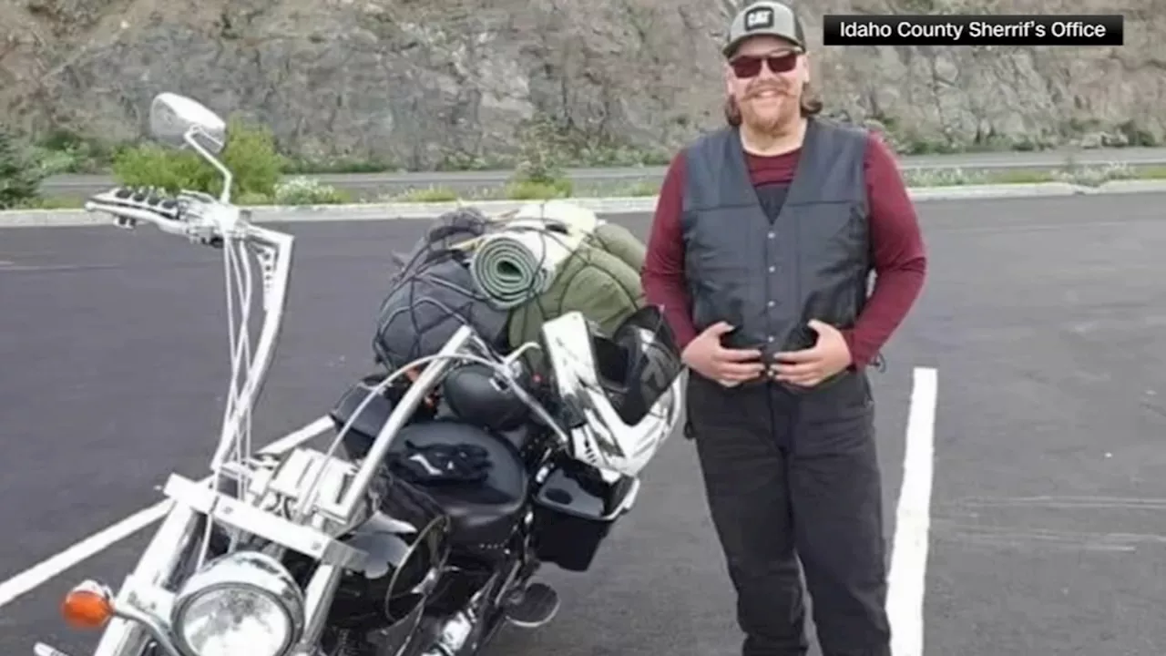 Injured man survives on creek water for 5 days after motorcycle crash on mountain road in Idaho