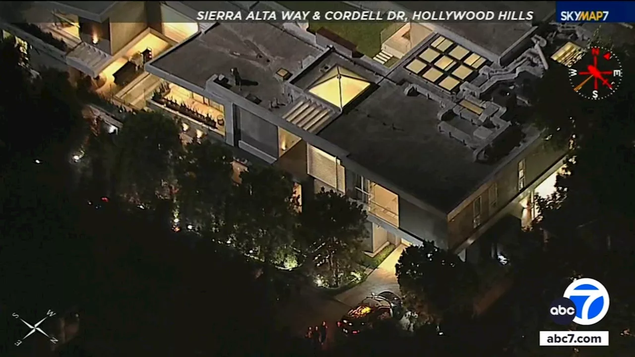 Police investigating home invasion at multi-million dollar home in Hollywood Hills