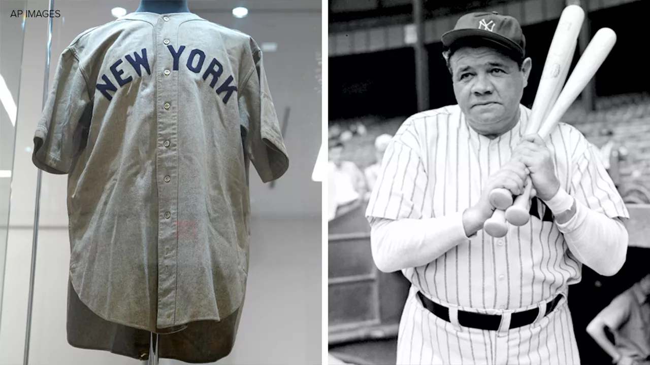 Babe Ruth's 'called shot' Yankees jersey could get as much as $30 million at auction