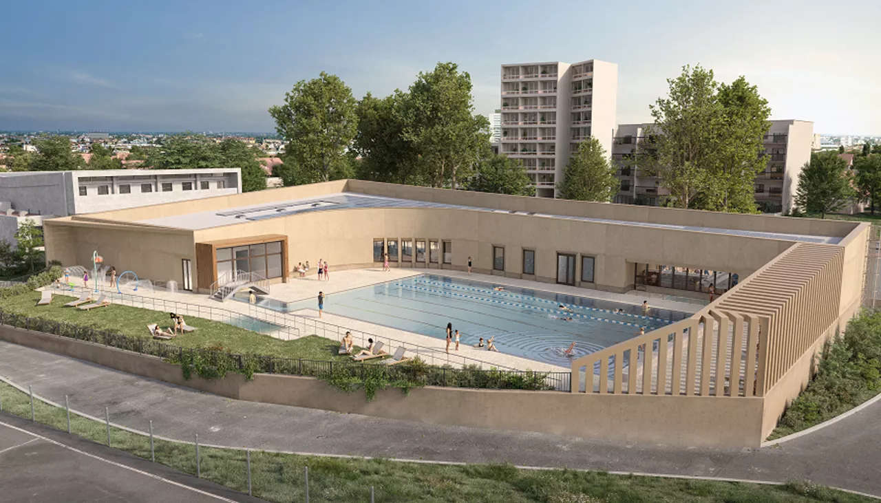 Cette piscine de Bordeaux s'équipe du premier bassin nordique de la ville : on vous explique