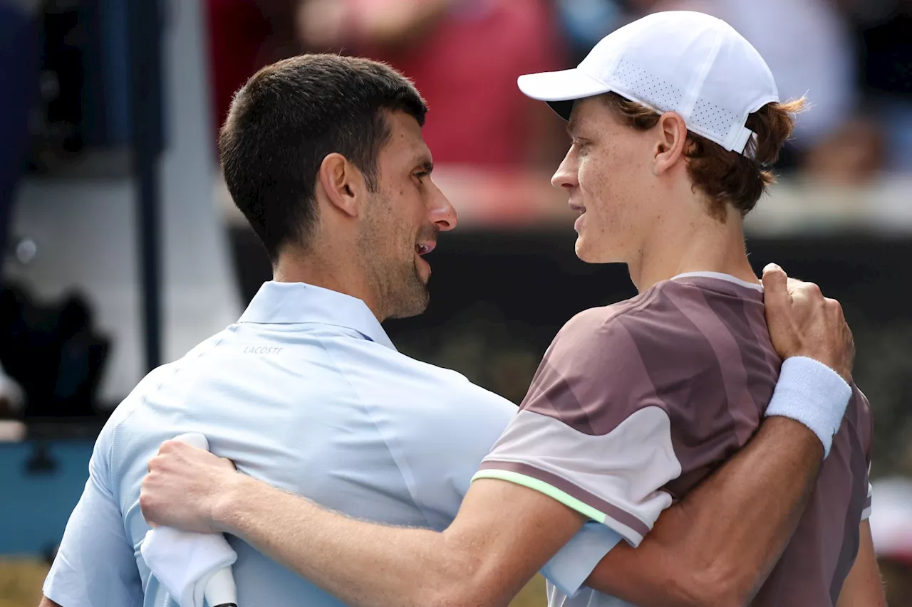 Sinner, Djokovic punge: 'Casi uguali a Jannik ma risultato diverso'