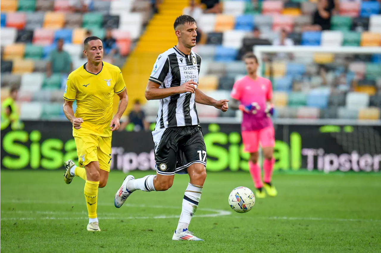 Udinese-Lazio 2-1, gol friulani di Lucca e Thauvin: la partita