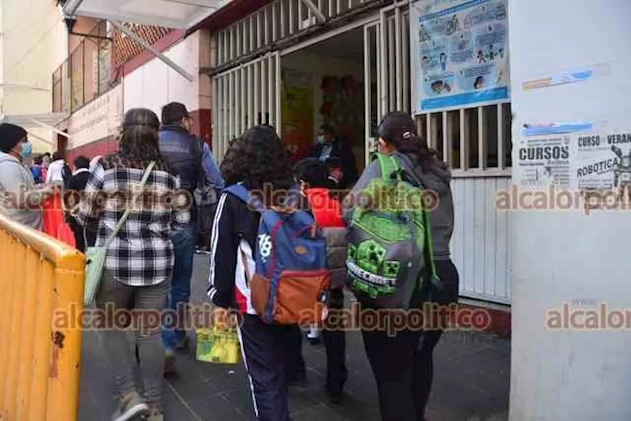 El lunes regresan a clases más de 2 millones de estudiantes de Educación Básica, en Veracruz