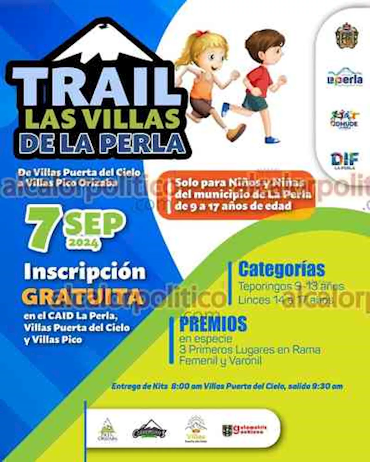 Harán carrera de convivencia infantil y juvenil 'Trail las Villas de La Perla'