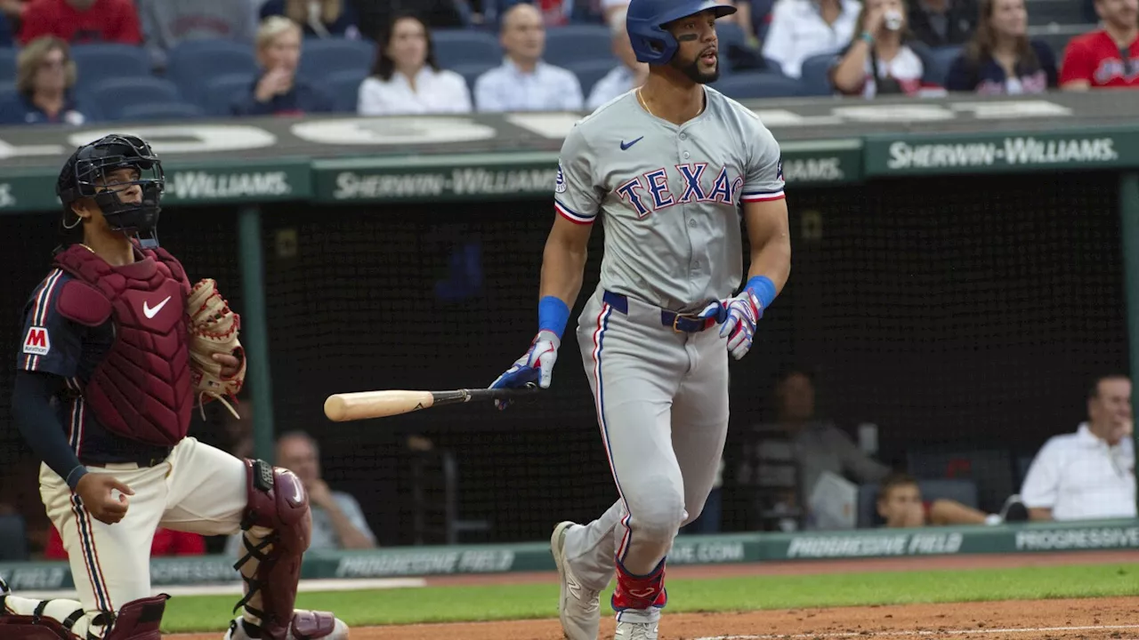 Corey Seager, Leody Tavares drive in 2 runs each as Rangers drop AL Central-leading Guardians 5-3