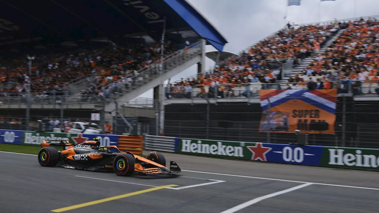 Lando Norris denies Max Verstappen pole position for F1's Dutch Grand Prix