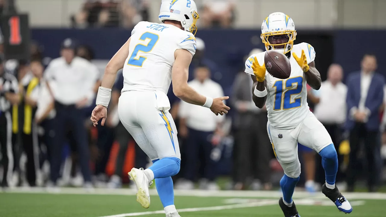 Long TDs lift Chargers to 26-19 win as Cowboys' Lance throws 5 interceptions