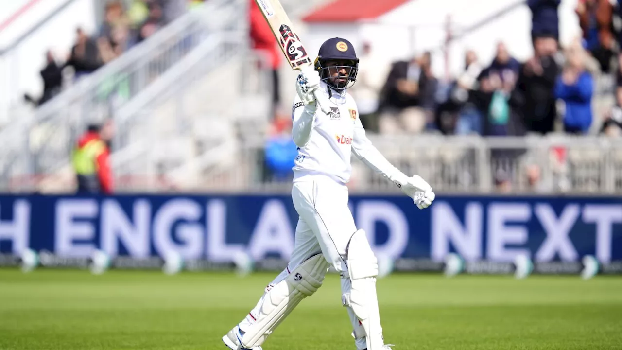 Sri Lanka sets England target of 205 to win first test after Kamindu Mendis century