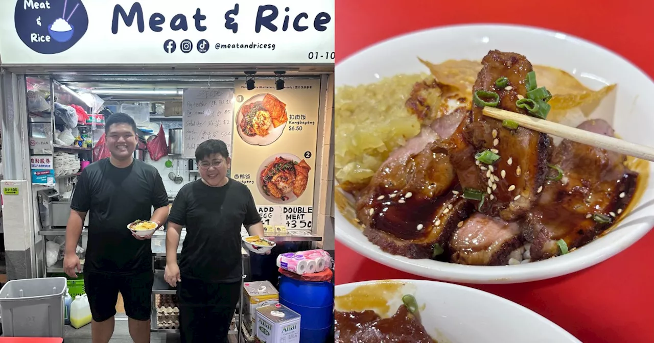 Duo makes 'impulsive decision' to set up hawker stall selling 2 dishes, already drawing regular customers