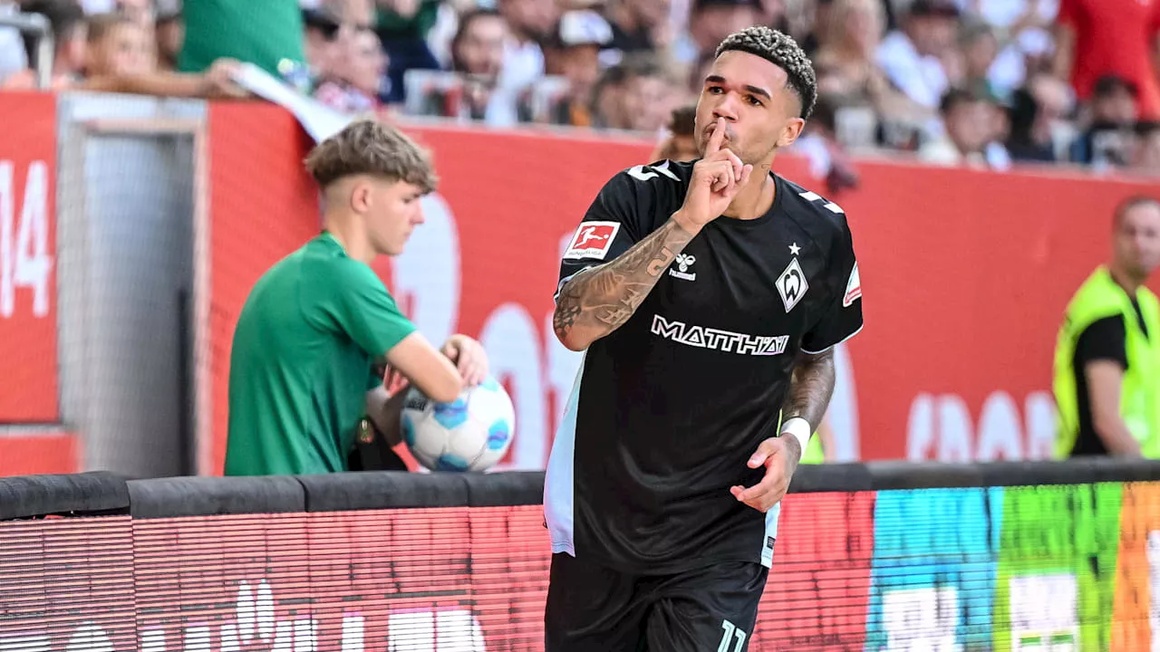 Werder Bremen: 2:2 in Augsburg: Goldenes Werner-Händchen rettet Punkt