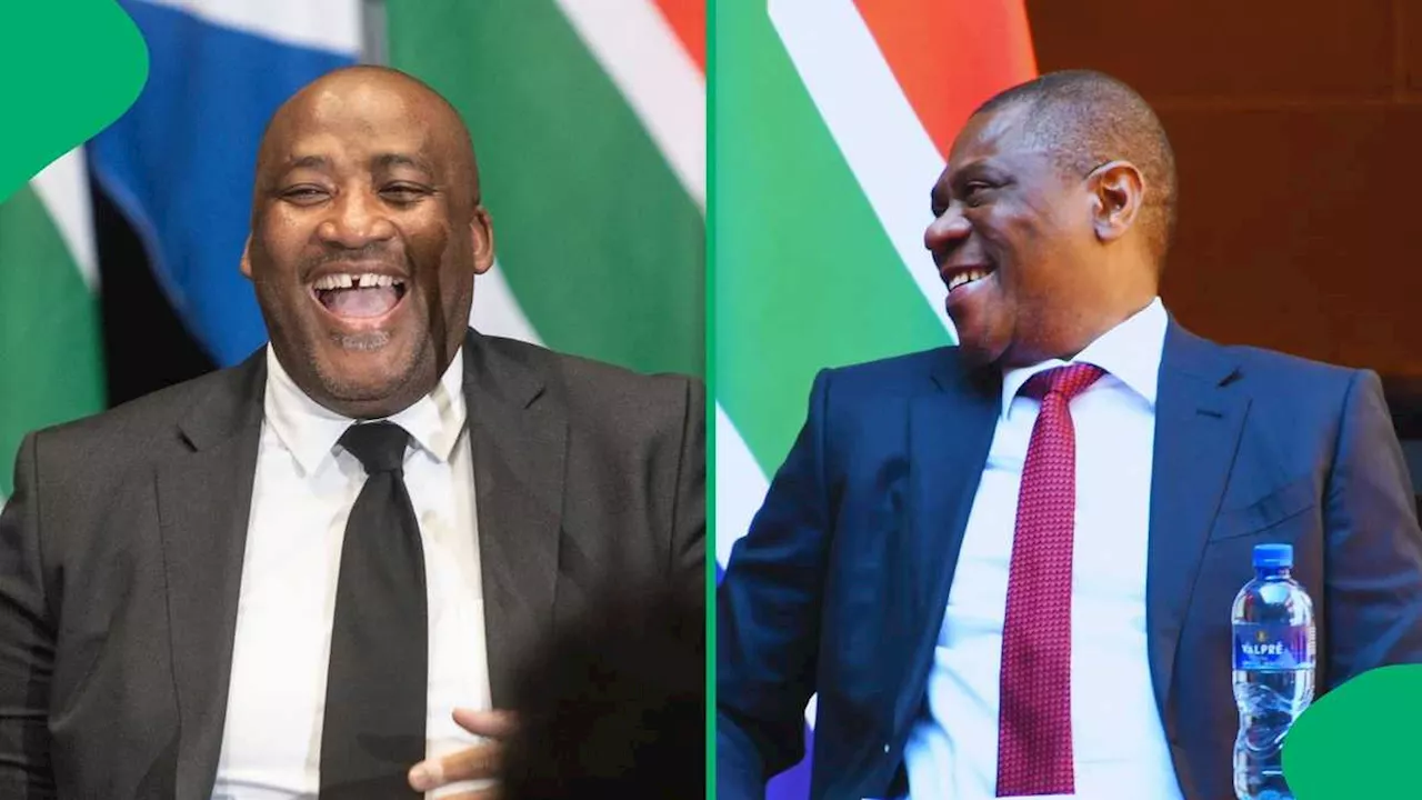 Gayton McKenzie Cracks Weight Loss Joke With Paul Mashatile at Meeting, Enthuses SA: “Impressive”