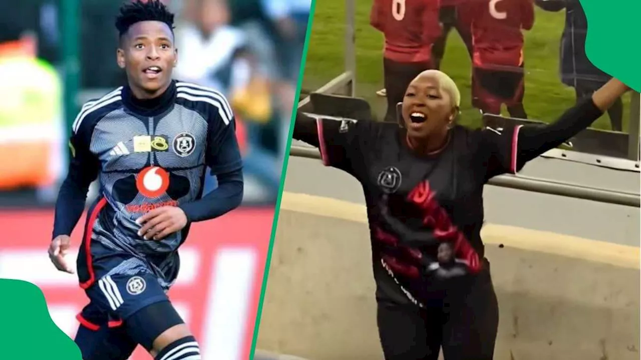 Orlando Pirates’ Relebohile Mofokeng Makes 1st CAF Champions League Goal, Mom’s Celebration Moves SA