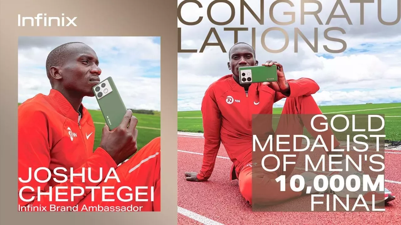 Infinix Celebrates Joshua Cheptegei’s Olympic Gold Medal Victory and