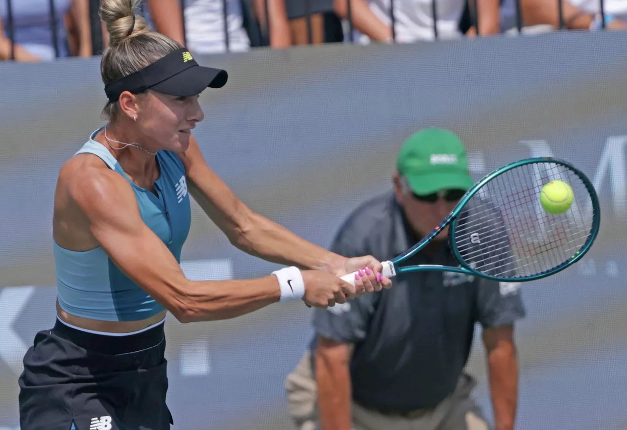 McCartney Kessler upsets top-seeded Beatriz Haddad Maia to win Tennis in the Land