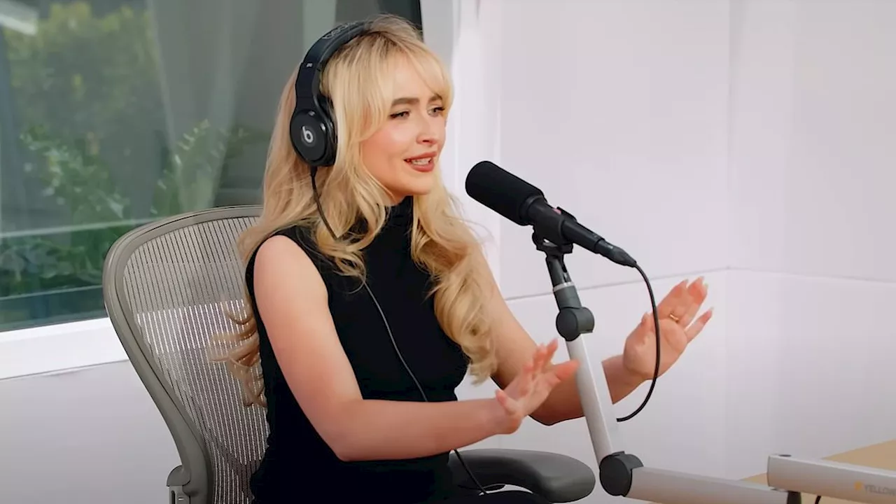 Sabrina Carpenter is left red-faced in 'cringeworthy' interview