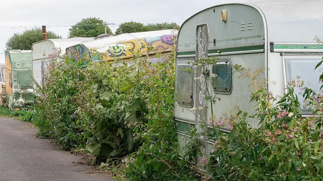 Hippy thugs have invaded our village: Glastonbury Tor locals say yobs line 'beautiful' country lanes...