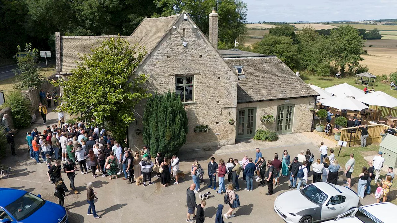 JANE FRYER: Punters queued outside Jeremy Clarkson's new pub for hours