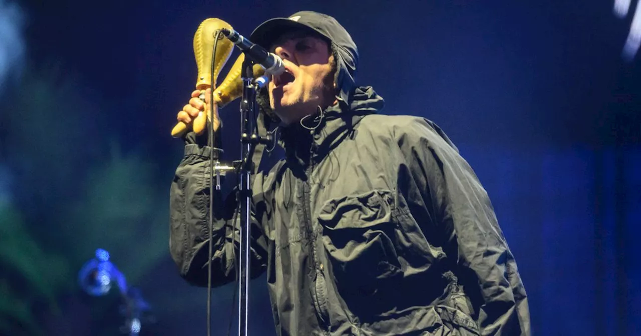 Liam Gallagher dedicates song to tents at Leeds Festival