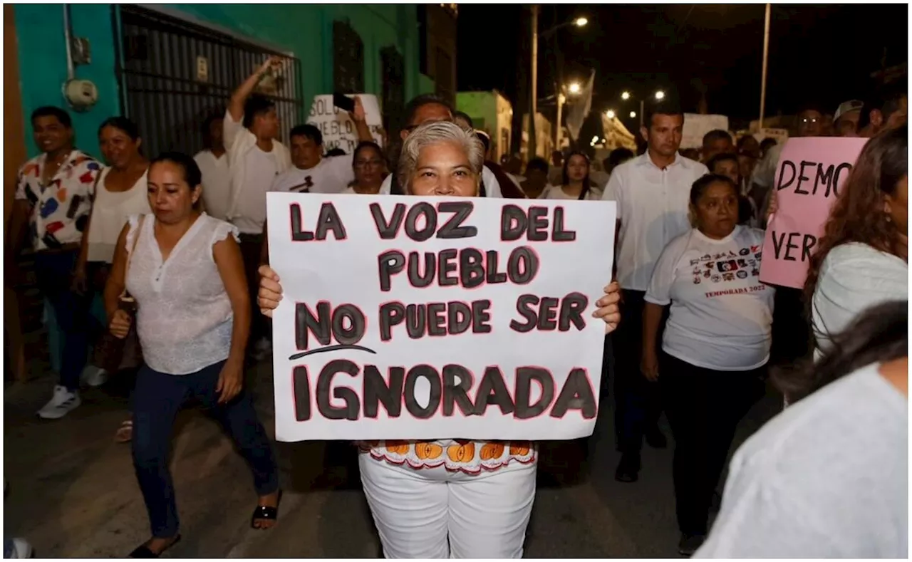 Pelean Morena y PAN por alcaldía yucateca; partido guinda convoca a marcha en protesta por fallo electoral