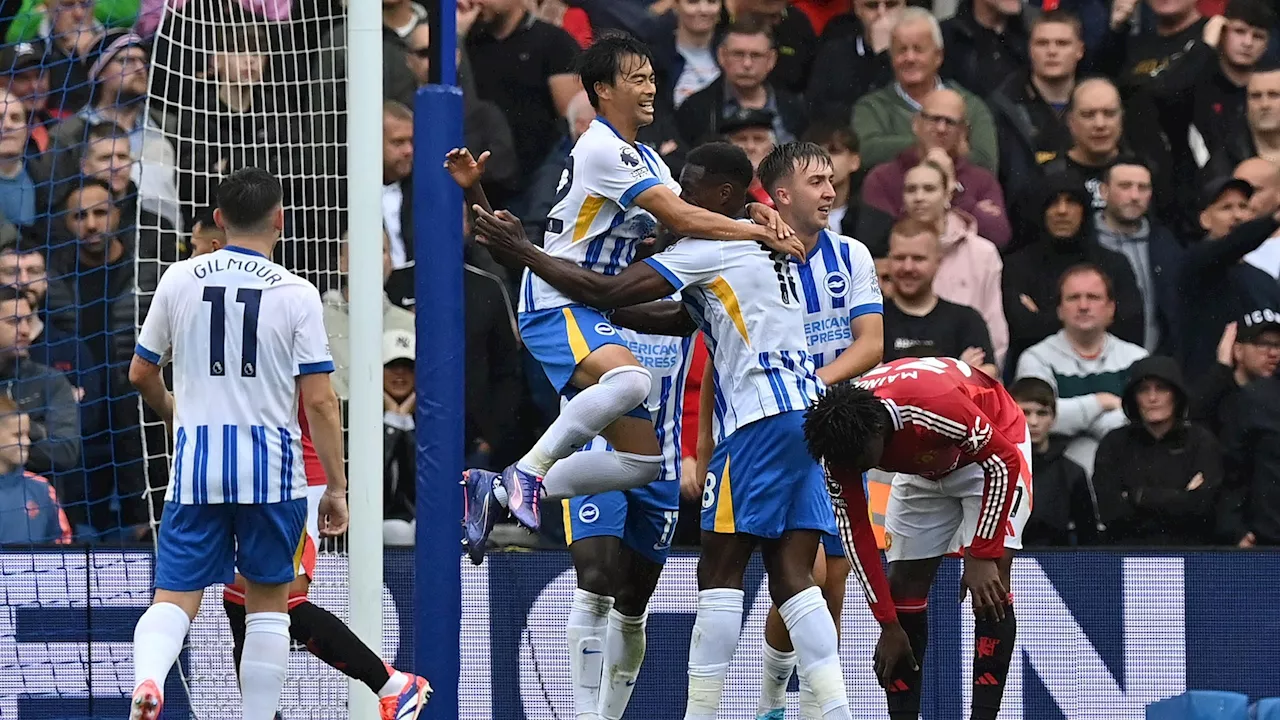  Sous la pluie, Brighton arrache la victoire face à Manchester United