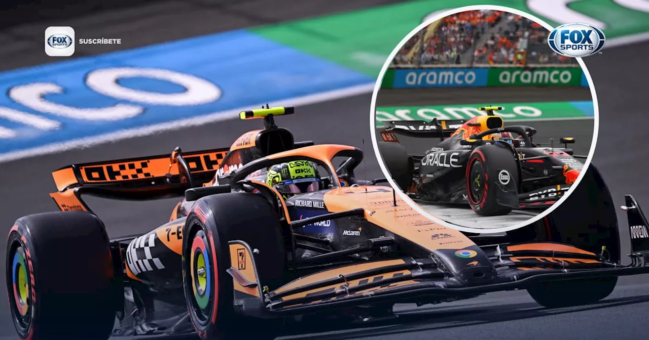 Checo Pérez saldrá quinto en GP de Países Bajos ¡Lando Norris le quitó la Pole en casa a Max!