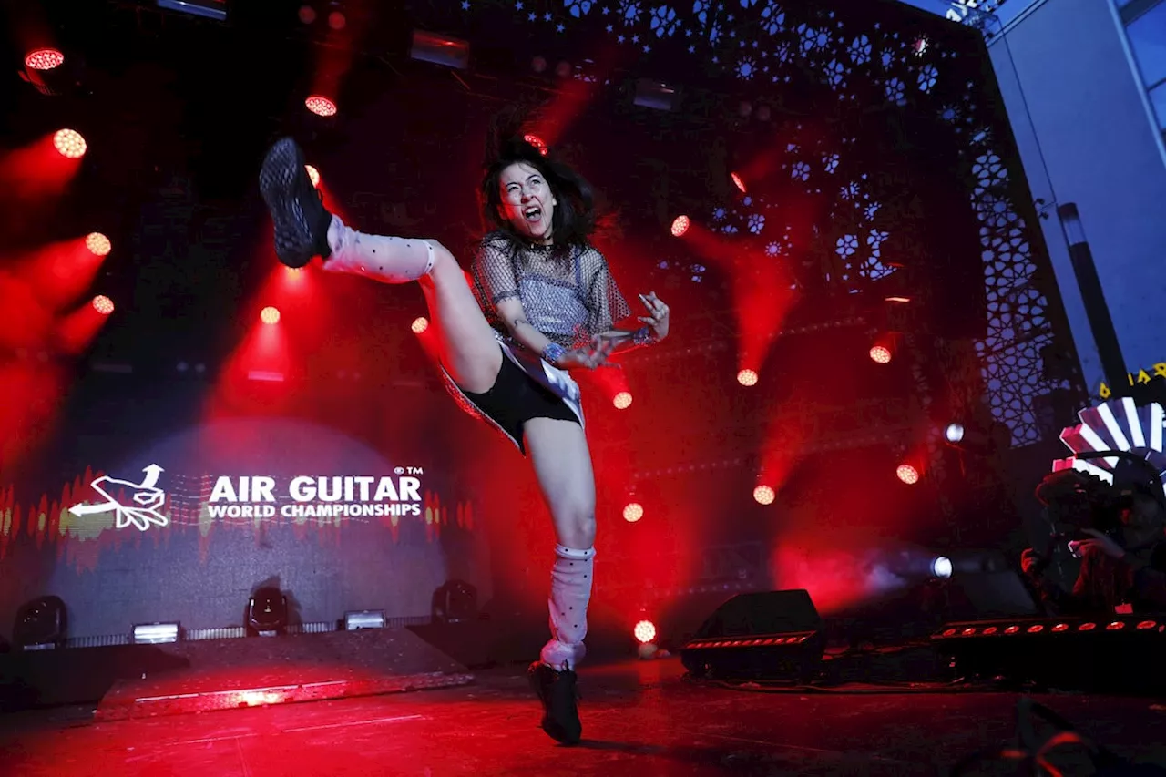 Canadian hits all the right notes to win 2024 Air Guitar World Champion