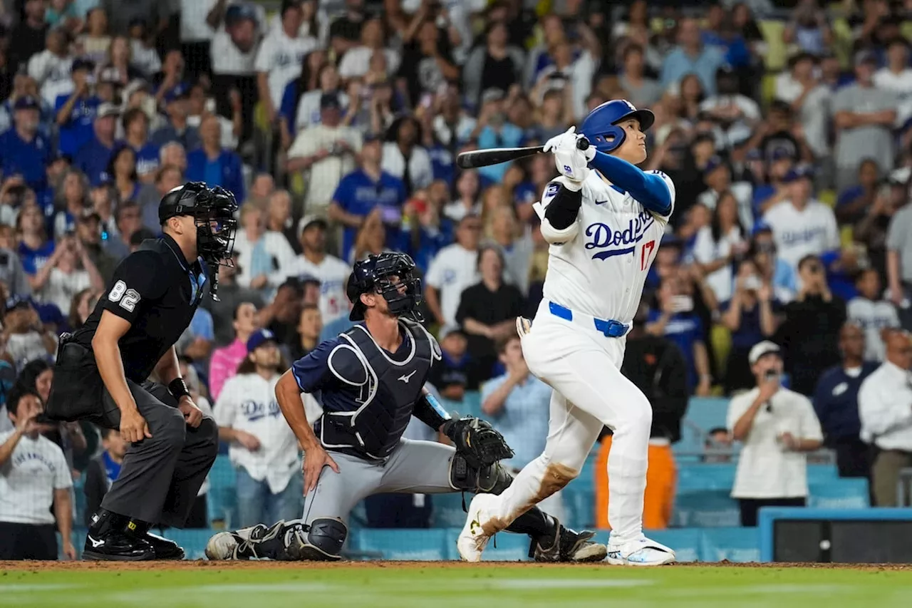 Ohtani hits grand slam in ninth inning, becomes fastest player in MLB history to join 40-40 club