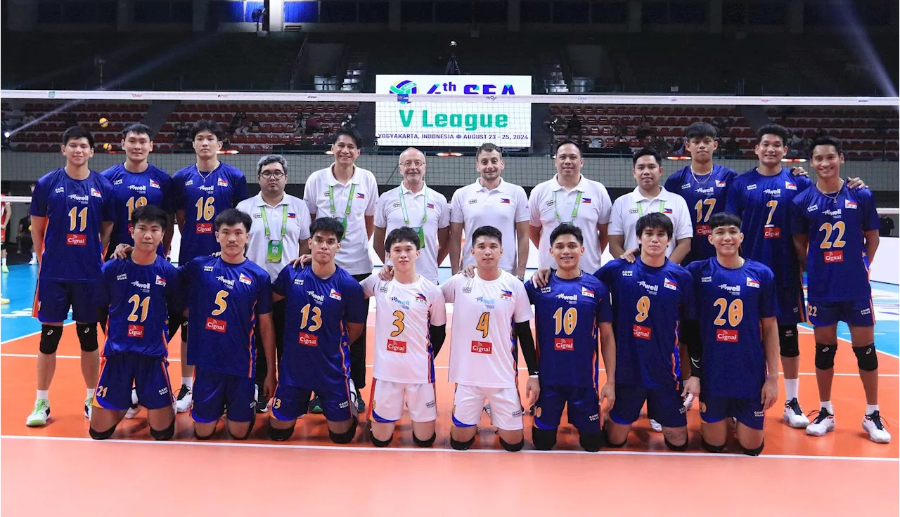 Alas Pilipinas Men remain winless in SEA V.League Leg 2 after sweep loss to Thailand