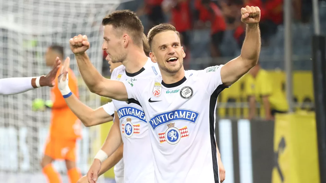  2:1-Sieg! Sturm knackt Überraschungsteam Altach