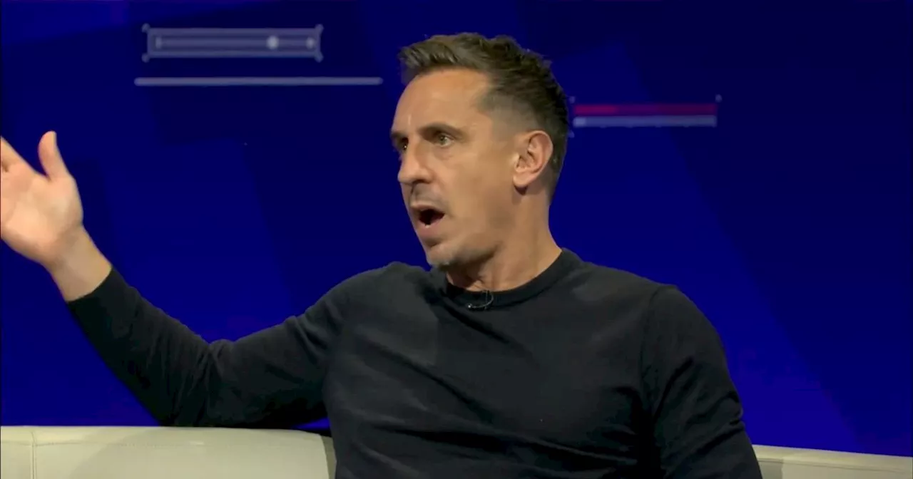 Gary Neville picks out Man Utd player to blame after Brighton's late winner