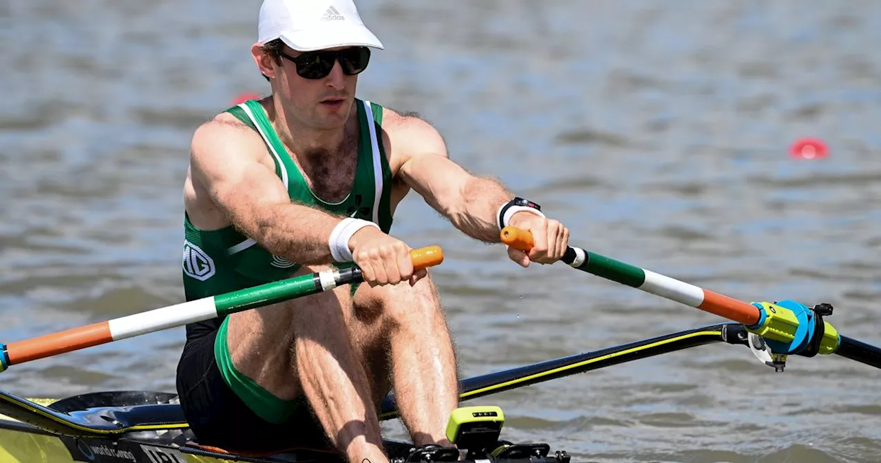 Time and venue information for Paul O'Donovan's World rowing final