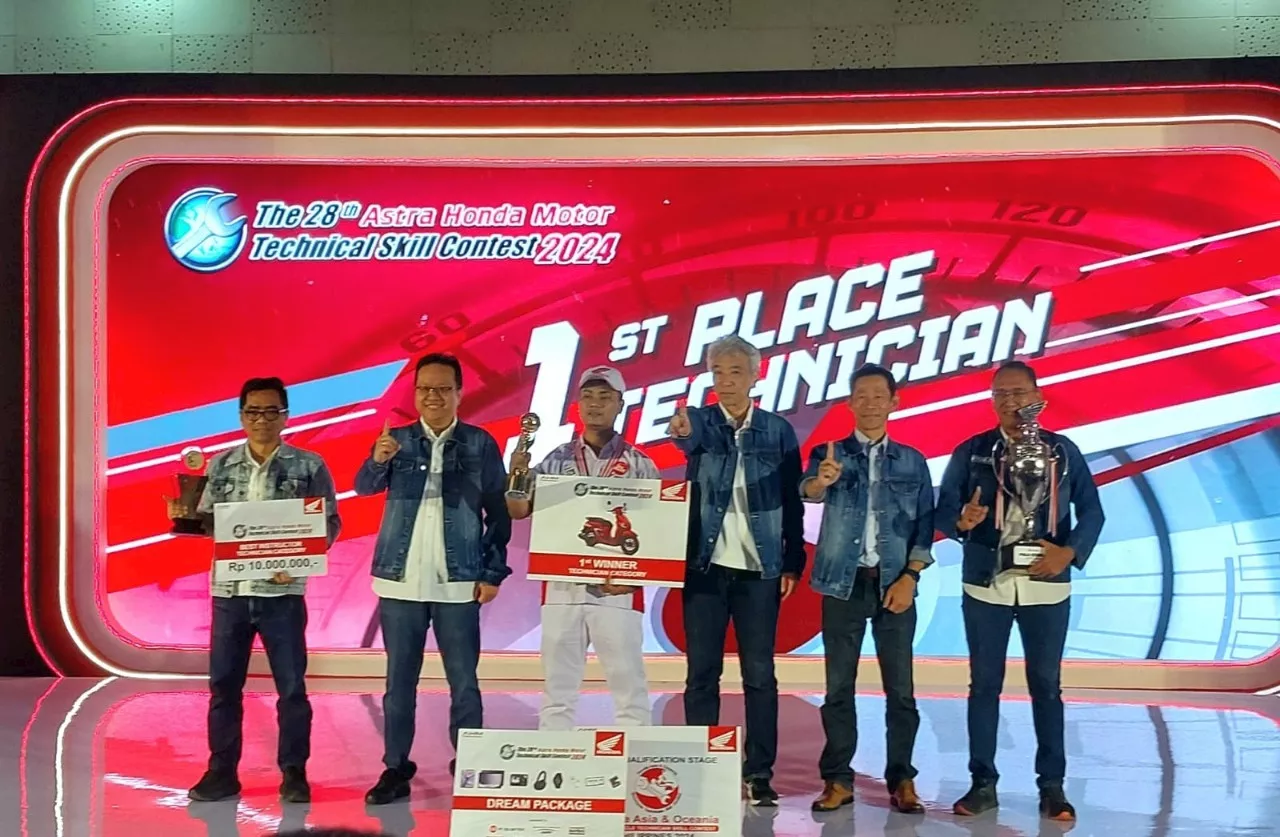 AHM TSC 2024 Sukses Digelar, Teknisi Astra Motor Sumsel Raih Gelar Kampiun