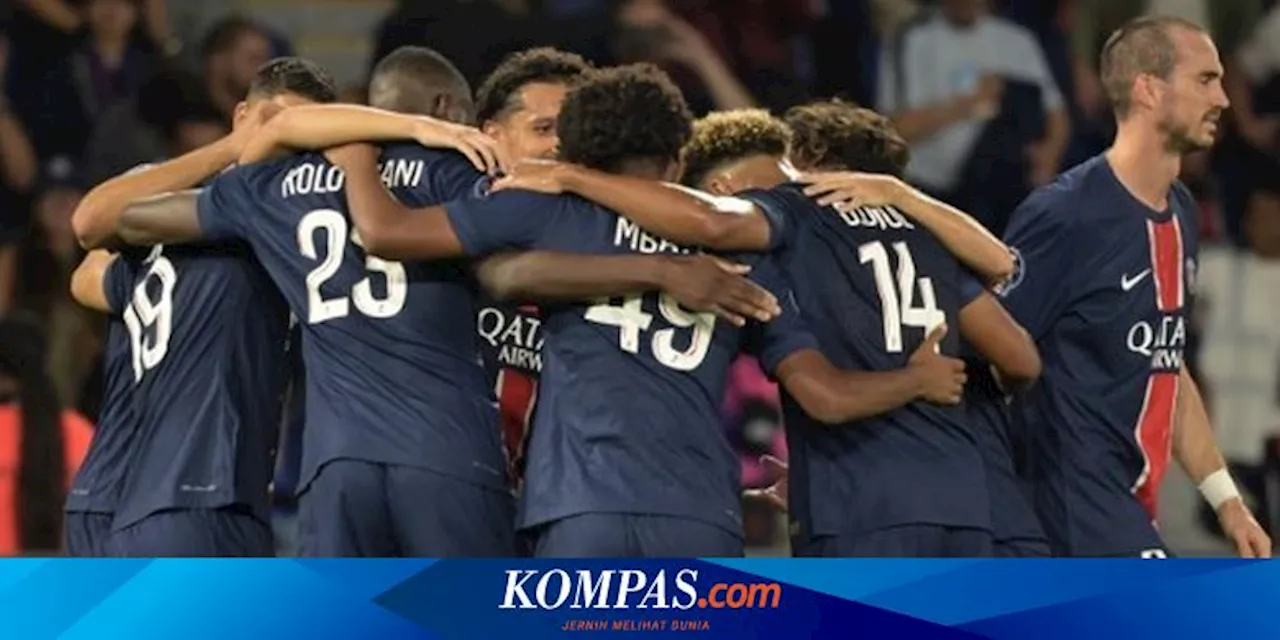 Hasil PSG Vs Montpellier, Pesta 6 Gol di Parc des Princes