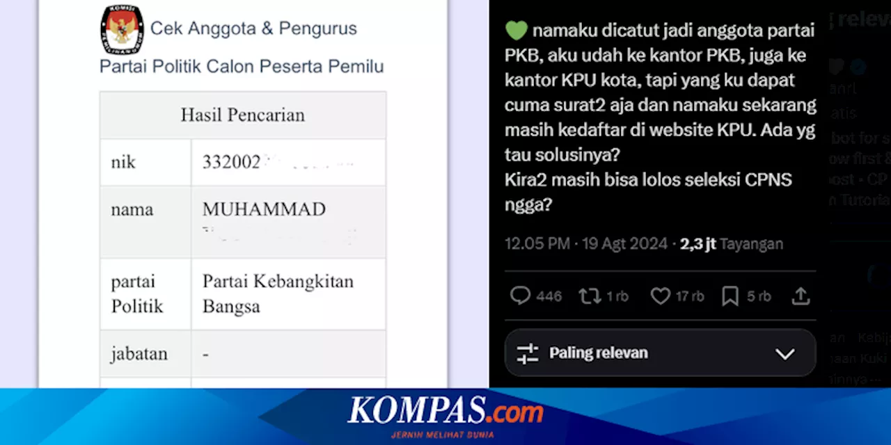 KTP Dicatut Parpol Saat Seleksi CPNS, Ini Cara Cek dan Mengatasinya