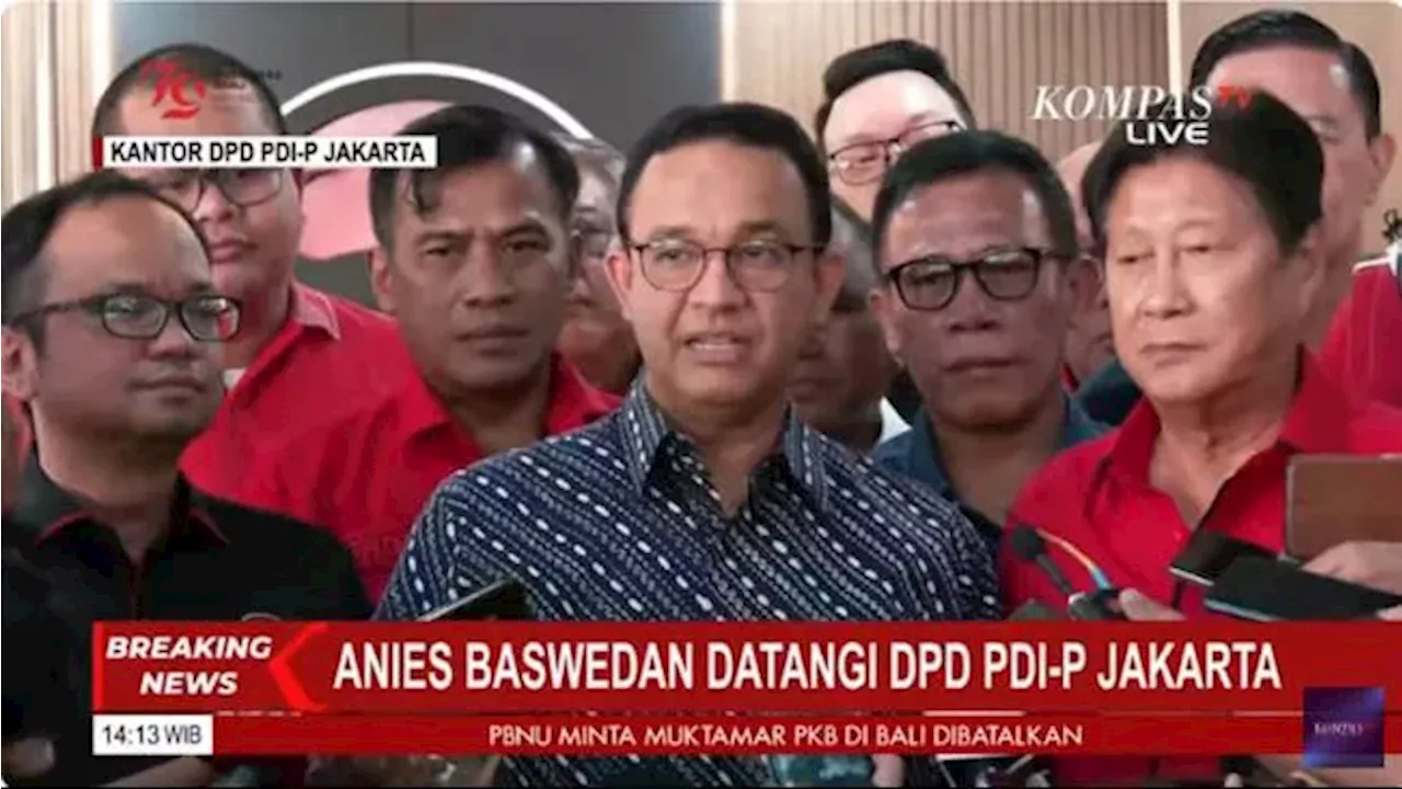 Anies Baswedan Sebut PDIP Konsisten Kawal Konstitusi: Penjaga Konstitusi adalah Penjaga Negara