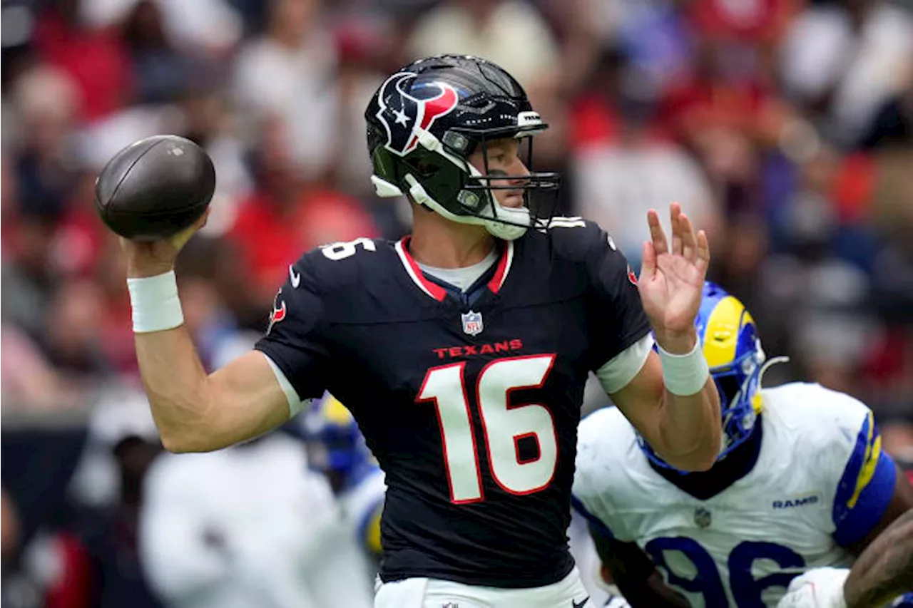 Houston’s Boyle tosses 2 TDs as starters sit out in Texans’ 17-15 preseason win over Rams