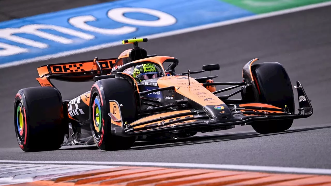 Lando Norris confirma força da McLaren e garante pole do GP da Holanda; Verstappen é 2º