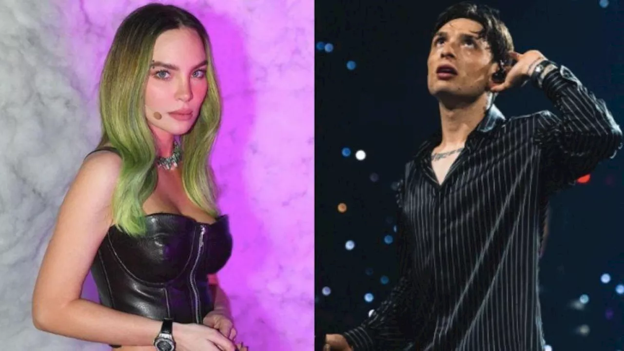 Belinda se encuentra a Peso Pluma en el concierto de Natanael Cano ¿van a colaborar?