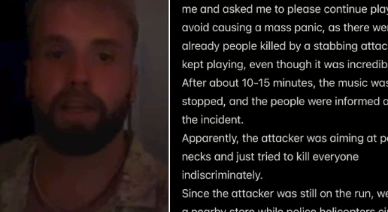 Solingen, dj Topic ha continuato a suonare durante l'attacco: «Mi hanno chiesto di farlo, ecco il motivo»