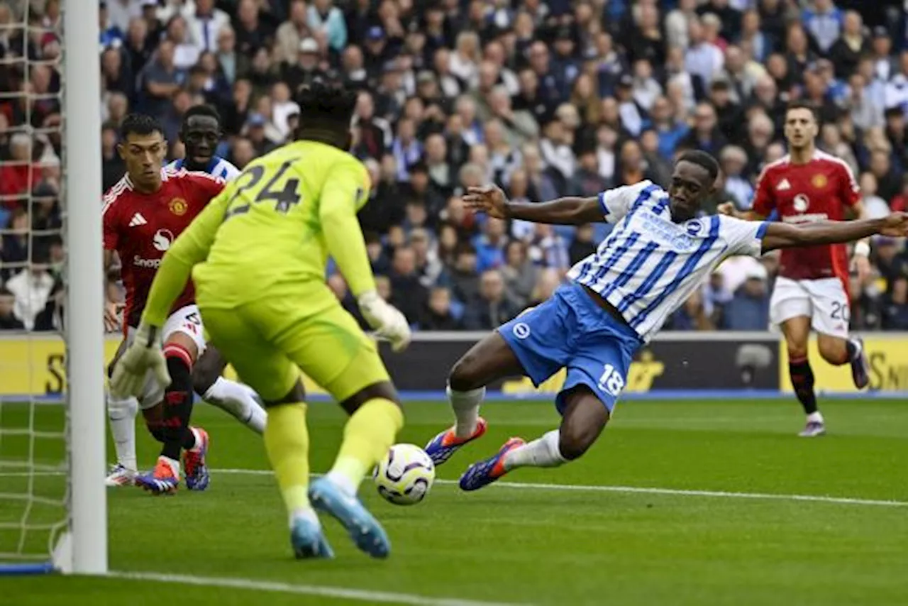 Premier League : Brighton confirme avec un succès sur le fil face à Manchester United