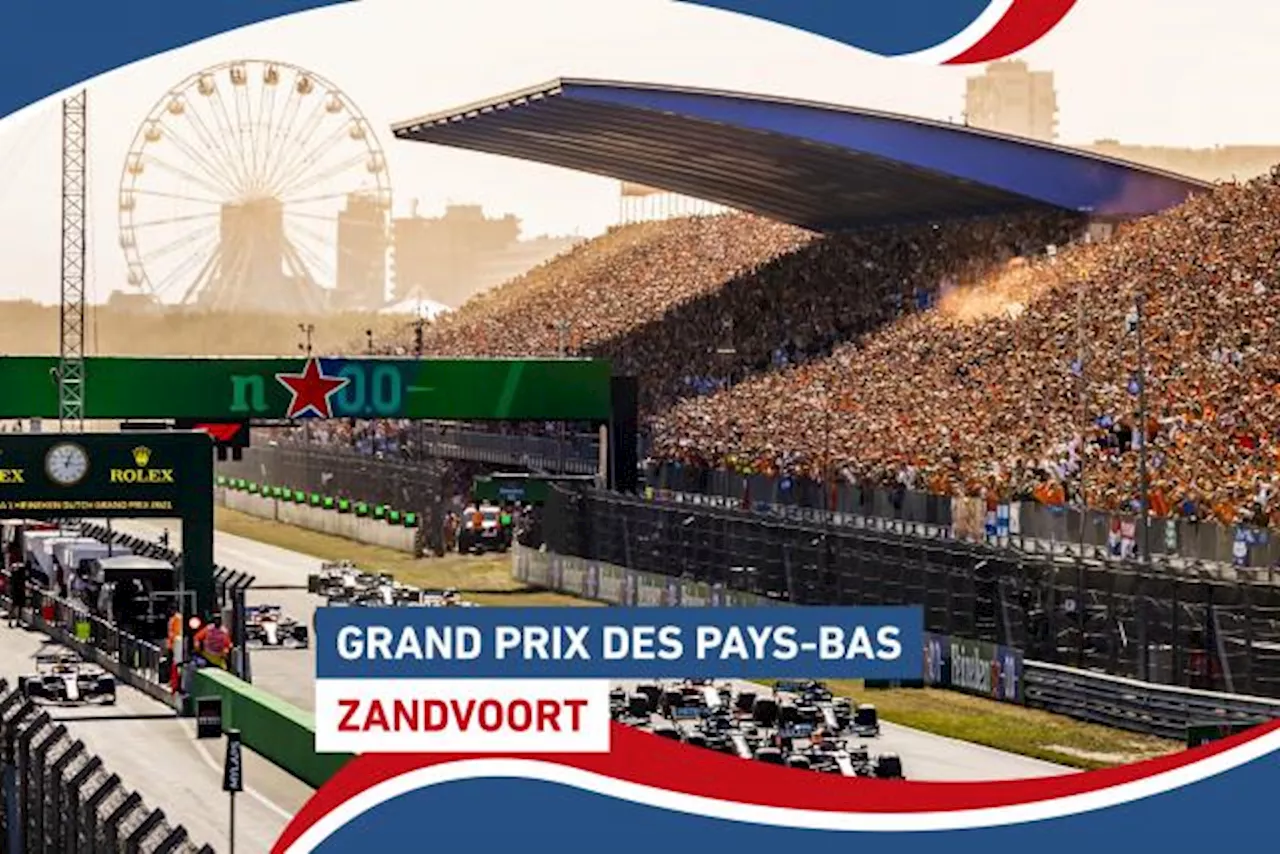 Qualifications du Grand Prix des Pays-Bas 2024 de formule 1, course à venir